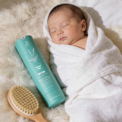 Baby with soft, soothed skin using BEEUL Baby Soothing Cream