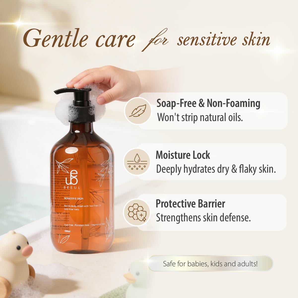 BEEUL Gentle Body Wash 500ml
