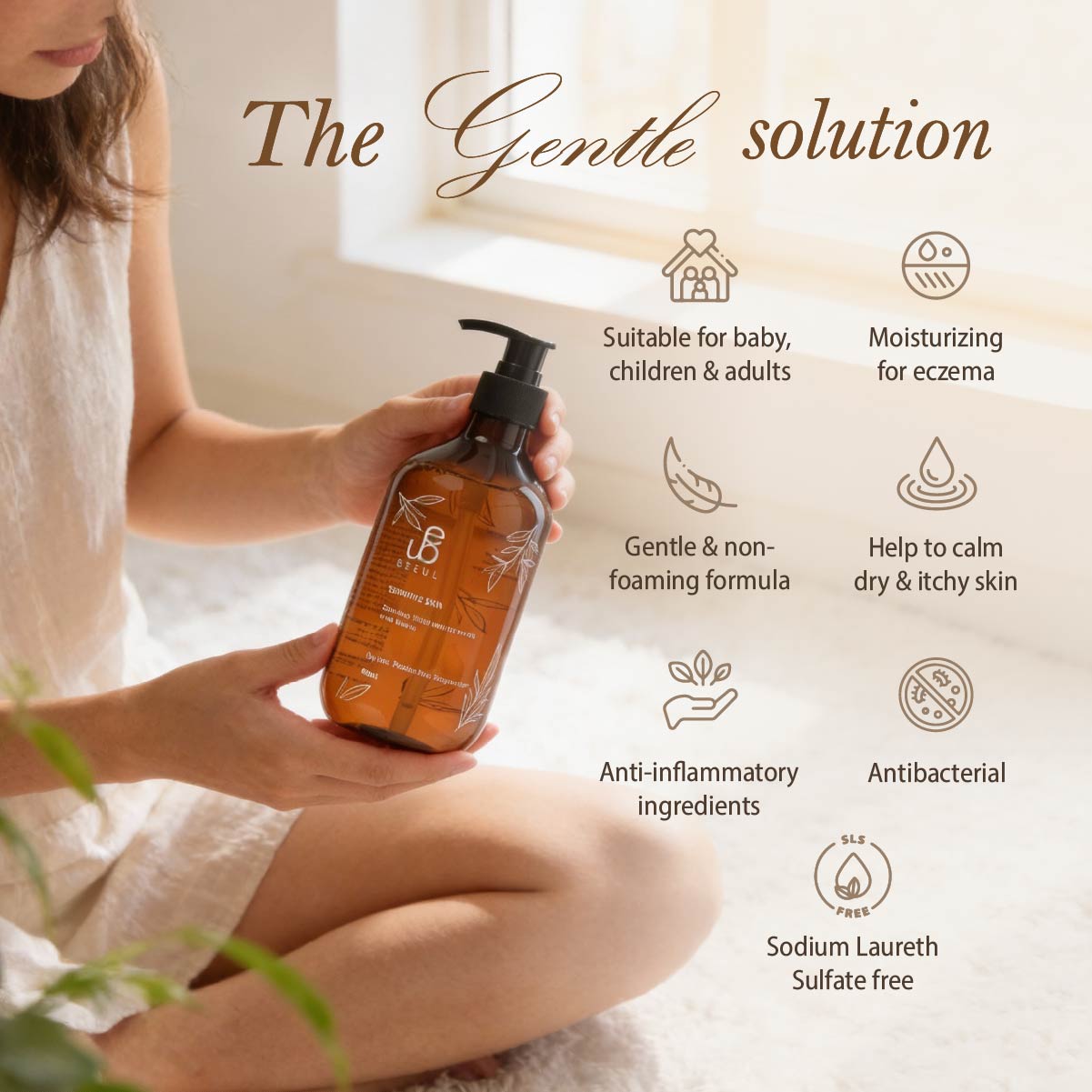 BEEUL Gentle Body Wash 500ml