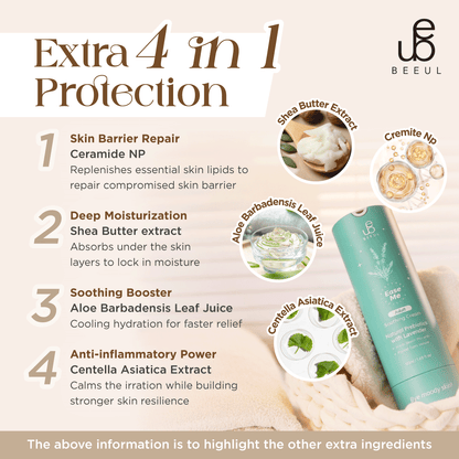 BEEUL Ease Me Cream 4-in-1 skin protection benefits